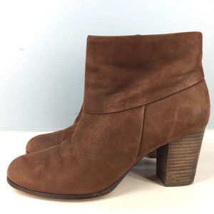 Cole Haan 8 Women's Brown Leather Heel Ankle boots